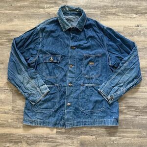 Vintage 50s / 60s Dee Cee Sanforized Denim Chore Coat Size XL